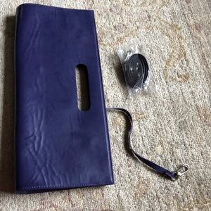 NWOT Lazaro Purple Leather Bag